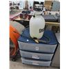 Image 1 : Plastic Rolling 3 Door Storage, Pump Sprayer