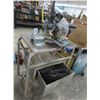 Image 1 : Kobalt Small Electric Sliding Miter Saw w/Rolling Stand