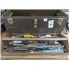 Image 1 : Toolbox w/Pole Saw and Asst. Tools