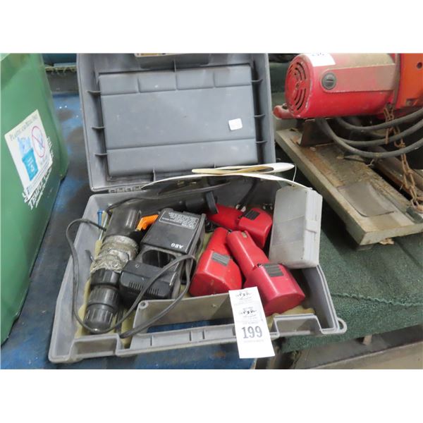 AEG Old Cordless Drill w/Batteries/Chargers