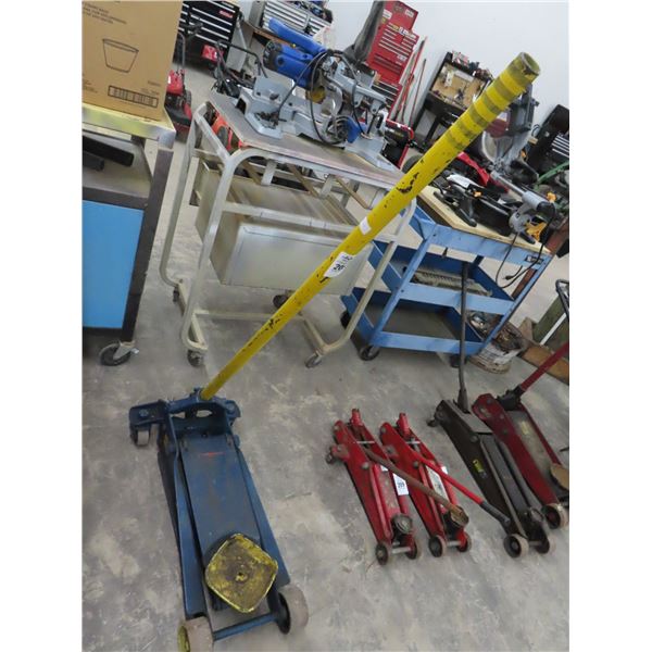 Blue Heavy Duty Auto Floor Jack