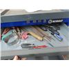 Image 2 : Kobalt 10 Compartment Rolling Toolbox w/Some Tools