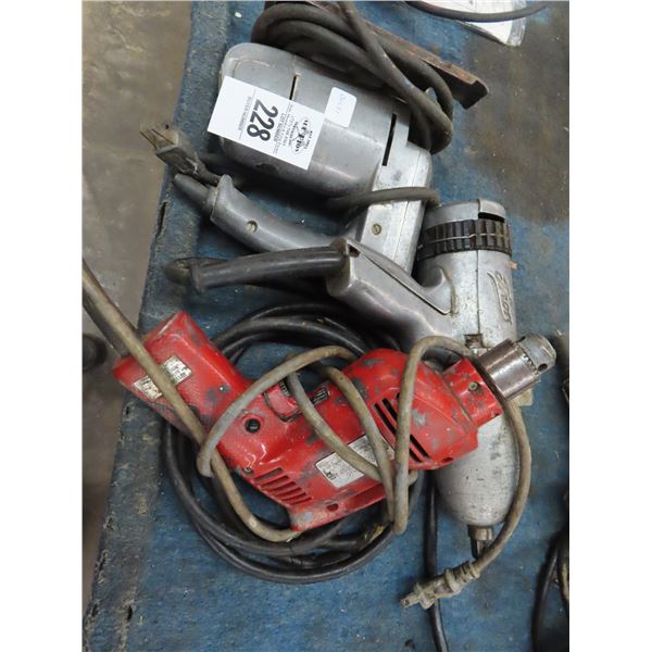 Vintage Milwaukee Electric Drill, Impact Wrench, Jigsaw