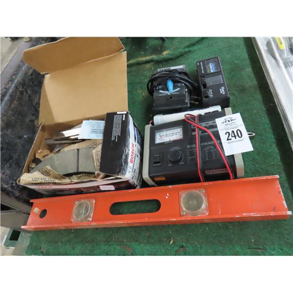 Multi Charger, Testers, Level, Brake Discs