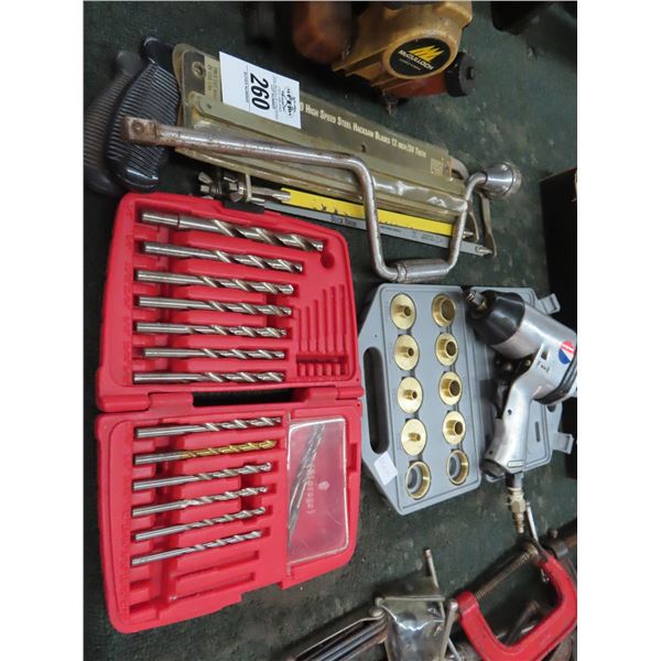 Hacksaws, Drill Bits, Air Impact Wrench, Pull Bore Kit