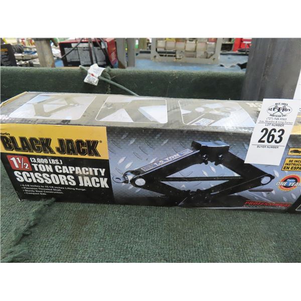 Black Jack 1.5 Ton Auto Scissor Jack