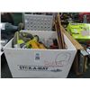 Image 1 : Paint Roller Grid, Electric Jigsaw, Cordless Drill, 200 Ft. Tape Measure