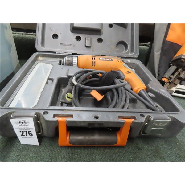 Ridgid Electric Drill w/Case
