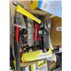 Image 2 : Bin w/Torch, Magnifier, Bolt Cutter, Hand Tools