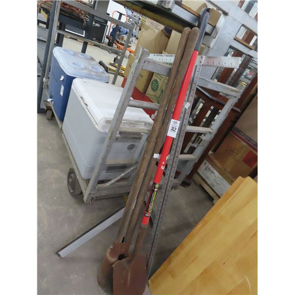 Posthole Digger, Shovel, Contractor Square