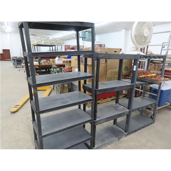 Plastic Storage Shelves - 3
