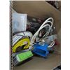 Image 3 : Boxes 3 w/Ext. Cord, Electrical Hardware, Supplies