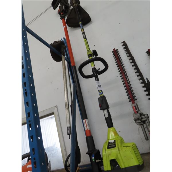 Ryobi Gas Trimmer, Electric Pole Saw