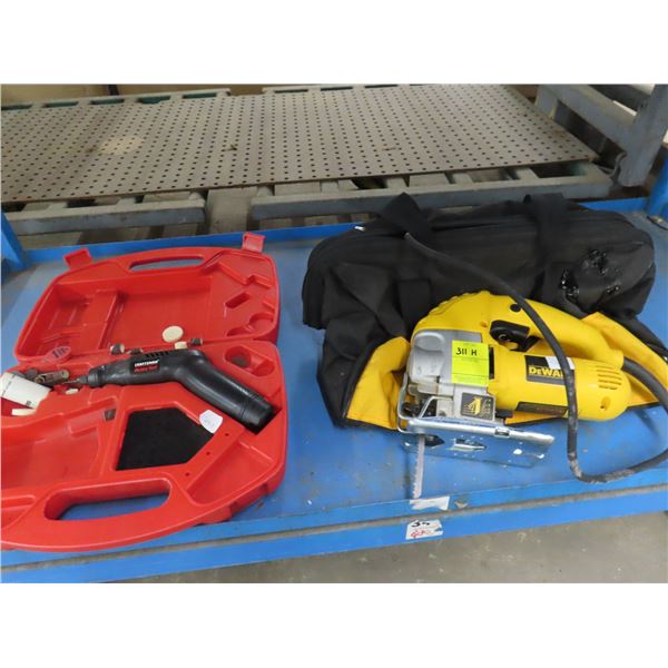 Dewalt Electric Jigsaw, Craftsman Rotary Tool - No Battery/Charger