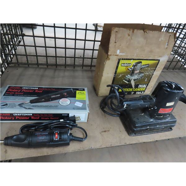 Craftsman Electric Motion Sander, Craftsman Electric Rotary Tool