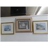 Image 1 : Small Framed Watercolor Wall Art - 3