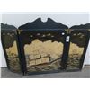 Image 1 : Painted Sailing Sconner 3 Pc. Privacy Screen