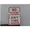 Image 1 : Metal No Parking Anytime Sign
