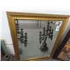 Image 1 : Gold Guild Framed Mirror - Approx. 24  X  30  - No Shipping