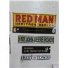 Image 1 : Metal Advertising Signs John Deere, Redman, Others - 4