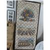 Image 1 : Approx 4'  X  8'  Framed Tile Wall Art of Fruit and Italian Countryside