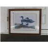 Image 1 : Wall Art of Ducks Evening Reflections Signed Finan -  20   X  24