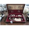 Image 1 : Rogers Brother Silverplate Utensils w/Case