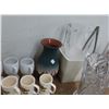 Image 2 : Crystal, Pressed Glass, Mugs, Vase, Ice Bucket