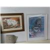 Image 1 : Framed Wall Art of Fish, Birds, Gathering - 3