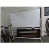 Image 1 : Large Rolling Dry Erase Board w/Markers