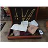 Image 1 : Brass Utensils w/Case
