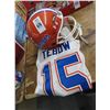 Image 1 : Tim Tebow Jersey and Gators Football Helmet