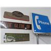 Image 1 : Metal Wall Signs, Phone Sign