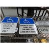 Image 1 : Handicapped, Warning Signs - Metal
