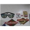 Image 1 : Vintage Pepsi Clock, Budweiser Tins, Others - 6
