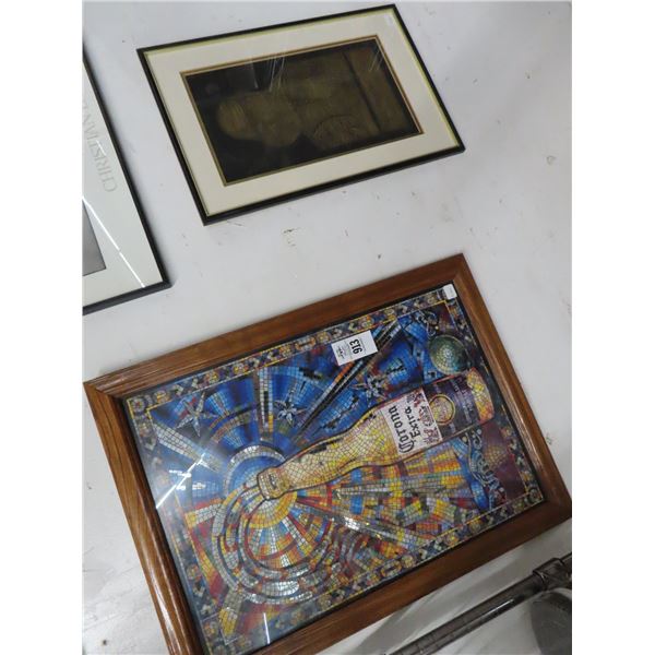 Corona Extra Moasic Advertisemnt, William Shakespear Rubbing