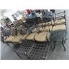 Image 1 : Patio Benches 2, Chairs 8, End Tables -3