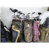 Image 1 : Golf Bags 3 w/Asst. Clubs