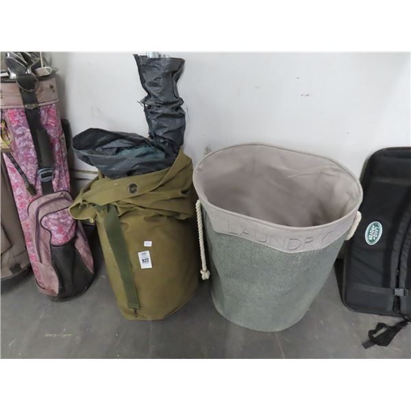 Military Duffle w/Pole  Tent, Laundry Bag