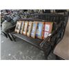 Image 1 : Wooden Patio Benches - Pair