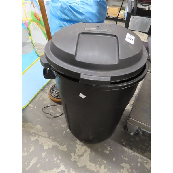 Lidded Waste Can