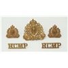 Image 1 : #5 WW2 RCMP CAP BADGE COLLAR SHOULDER SET