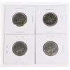 Image 1 : #65 1973 25 CENTS CANADA RCMP QUARTER LOT OF 4