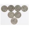 Image 2 : #69  1941 5 CENT NICKEL CANADA LOT OF 7 WW2