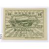 Image 1 : #104 POST WW1 1920 AUSTRIAN 10 HELLER BANKNOTE