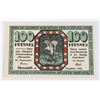 Image 2 : #105 POST WW1 1920 GERMAN 100 PFENNIG BANKNOTE