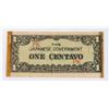 Image 1 : #110 WW2 JAPAN OCCUPATION PHILLIPINES 1 CENTAVO