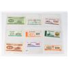 Image 1 : #114 CHINESE COMMUNIST PAPER MONEY LOT OF 9 1900S