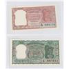 Image 1 : #118 1900'S INDIA TWO + FIVE RUPEES NOTE PAPER
