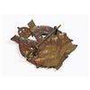 Image 2 : #166 WW2 CANADIAN CALGARY HIGHLANDERS CAP BADGE